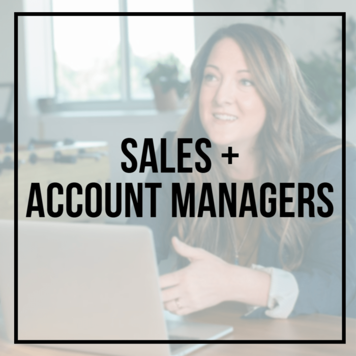 CONTACT SALES AND ACCOUNT MANAGERS