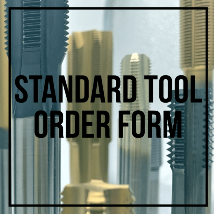 order standard tools