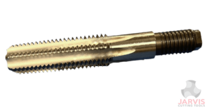 Nib tap 1: 7/8”-9 O/S 6FL AH THD’D SHK NIB 2 Threaded shan 6 flutes 18 thread lead