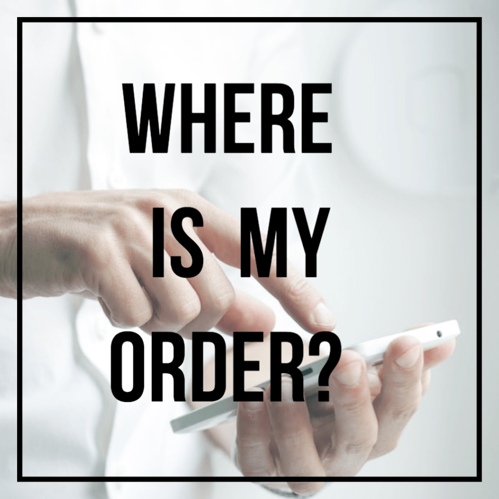 where is my order